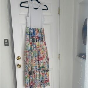 Colorful Graphic Maxi Dress